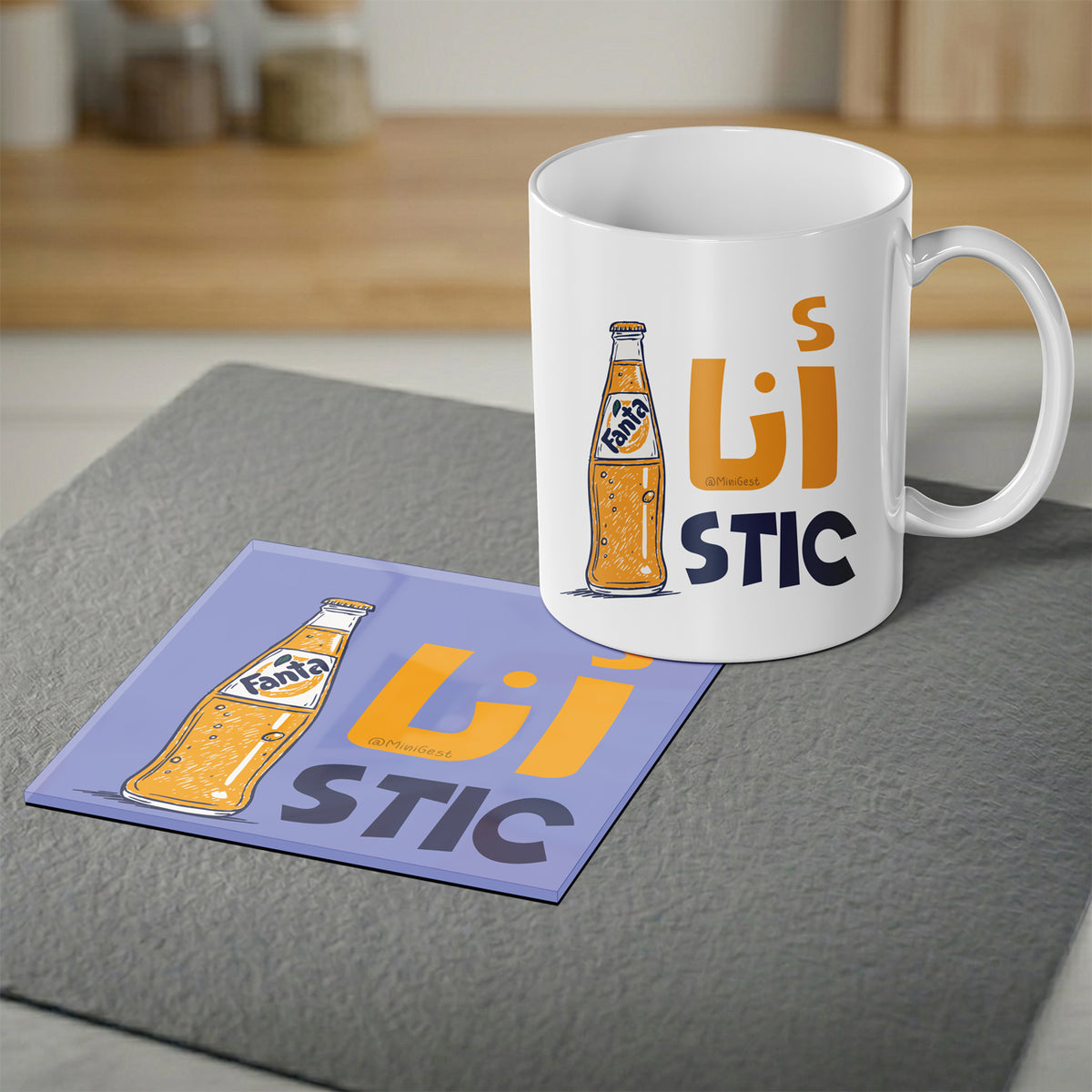 Magnetic Coaster 2-in-1, Ana Fantastic