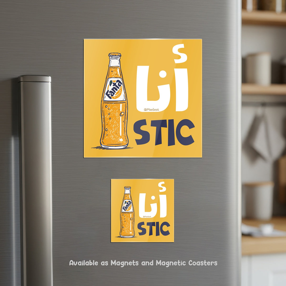 Magnetic Coaster 2-in-1, Ana Fantastic