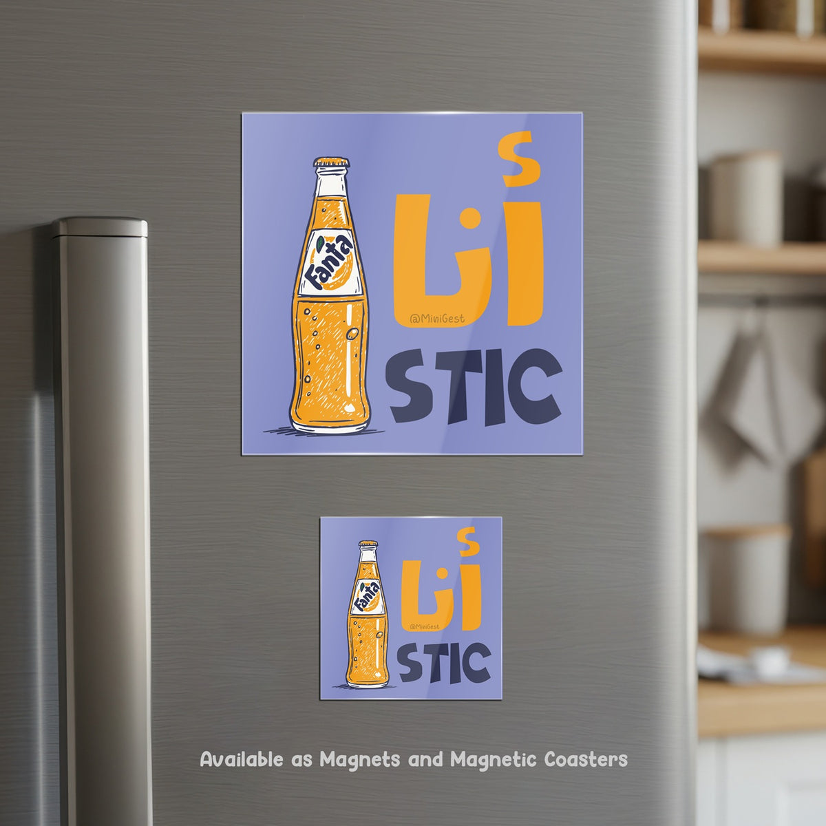 Magnetic Coaster 2-in-1, Ana Fantastic
